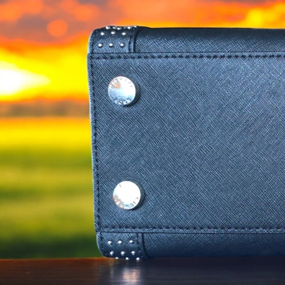 Michael Kors Medium Dillon Studded Leather Satchel π€ Luxury Designer Bag - Picture 13 of 16